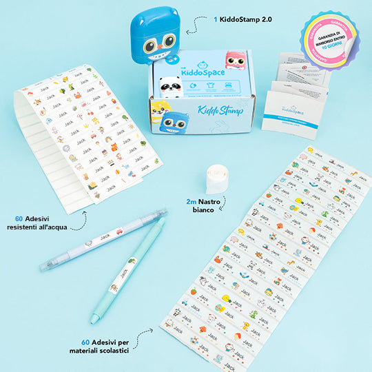 KiddoTimbro 2.0 - Kit completo per timbrare