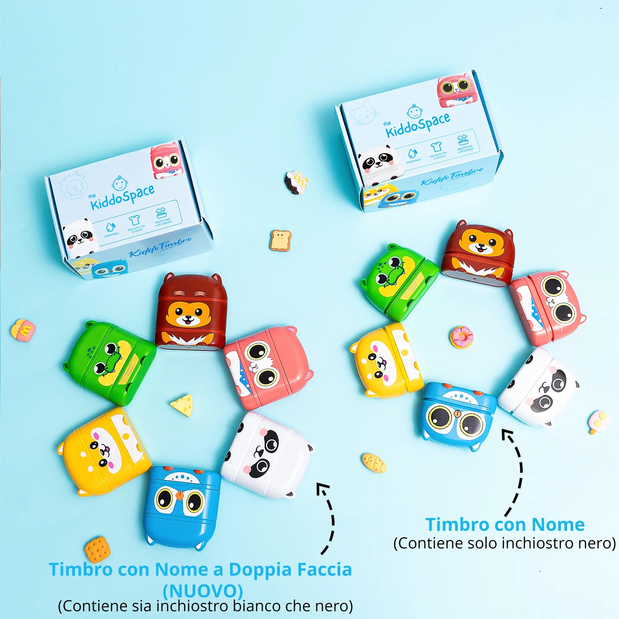 KiddoStamp™ - Timbro Personalizzato con Nome