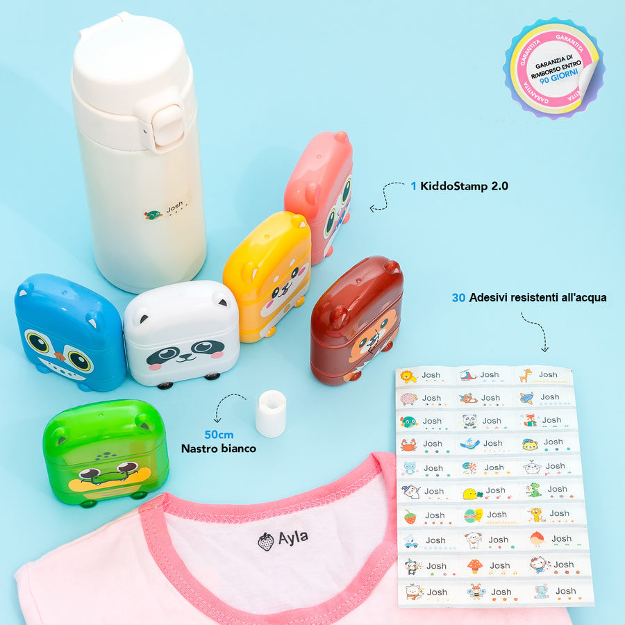 KiddoTimbro 2.0 - Kit Iniziale per timbrare