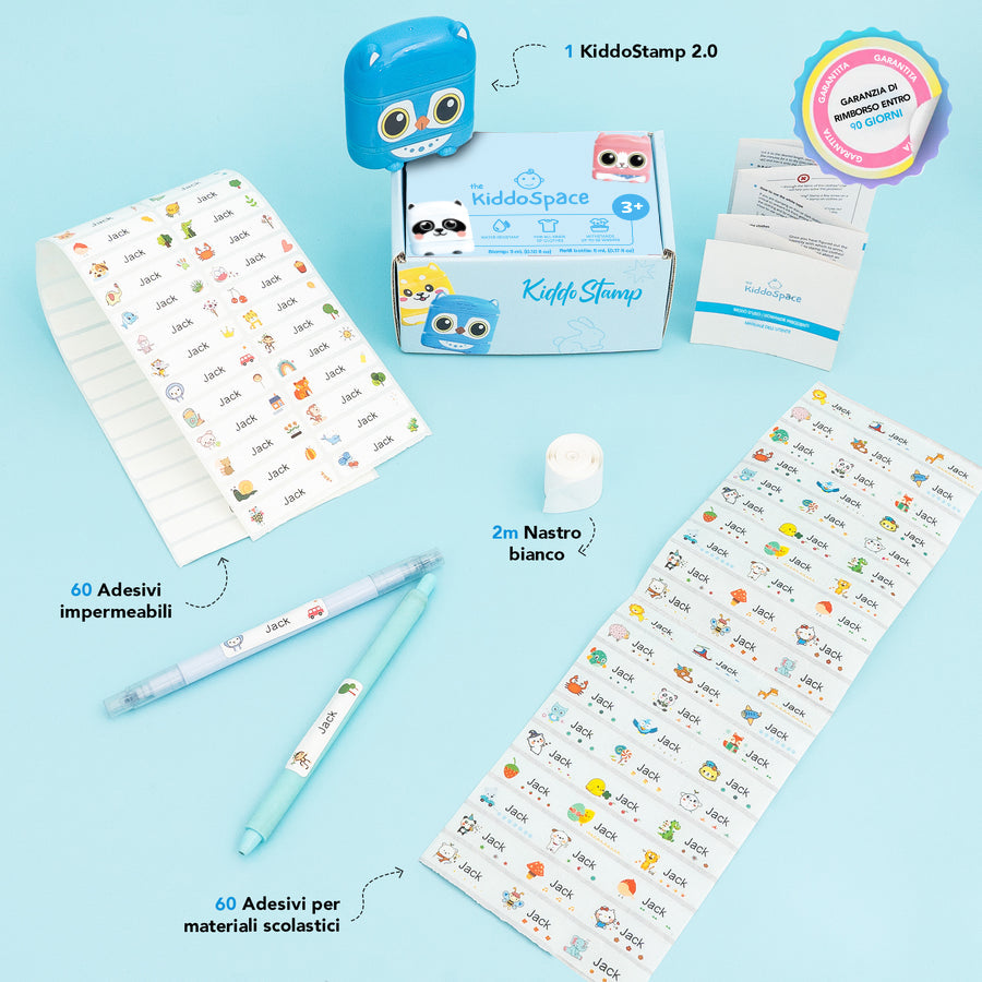 KiddoTimbro 2.0 - Kit completo per timbrare