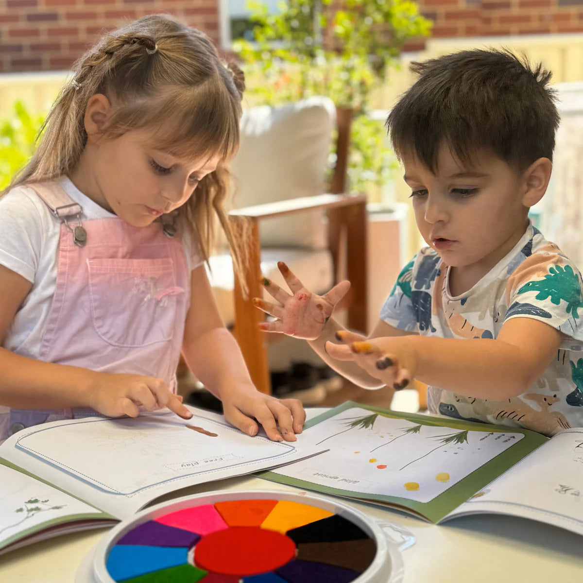 Kit di Pittura con le Dita KiddoSpace