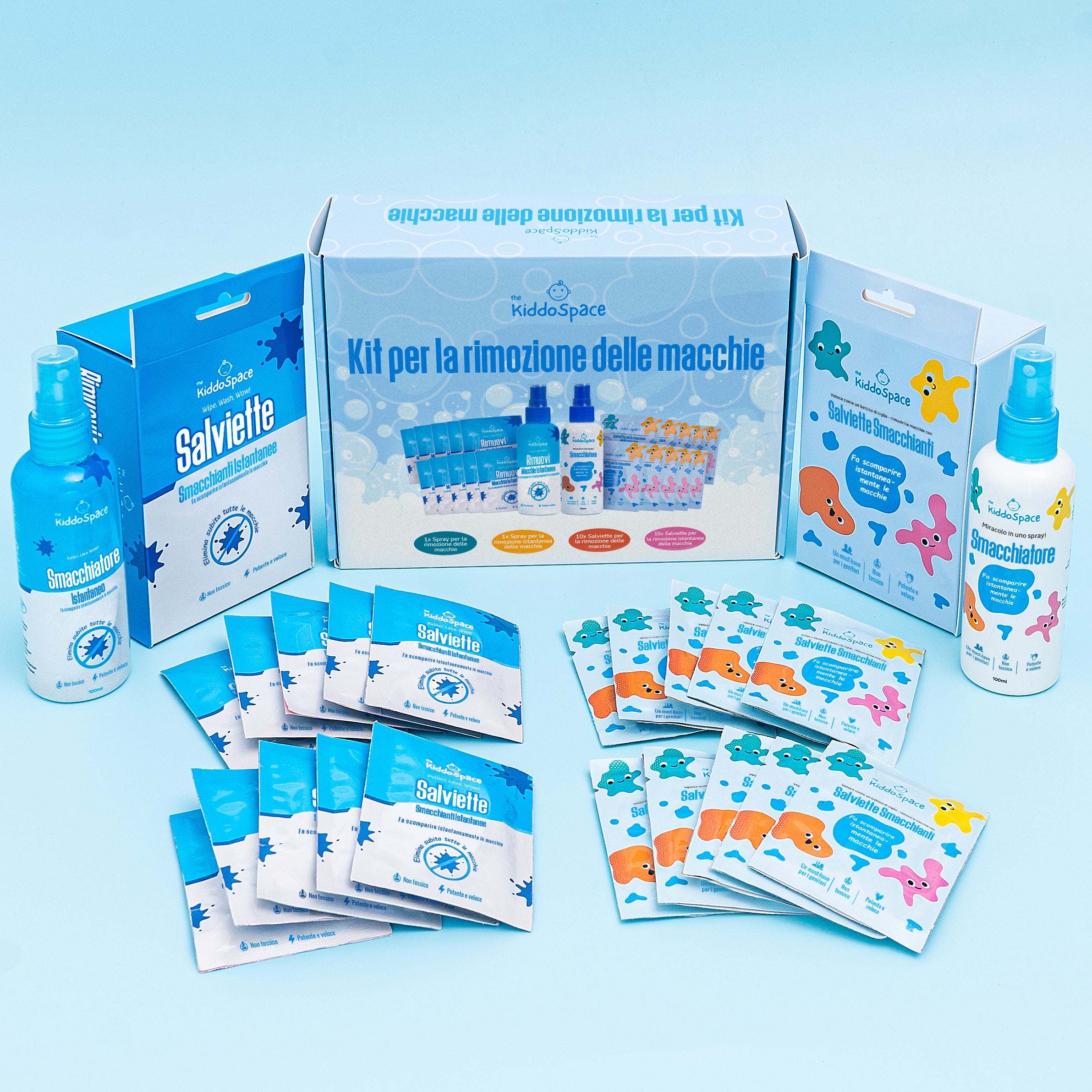 Kit per la rimozione delle macchie KiddoSpace