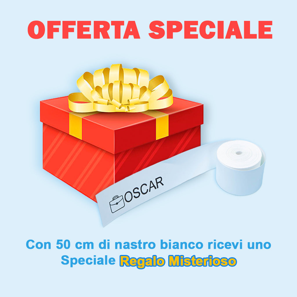 50 Cm di nastro bianco + Regalo a Sorpresa