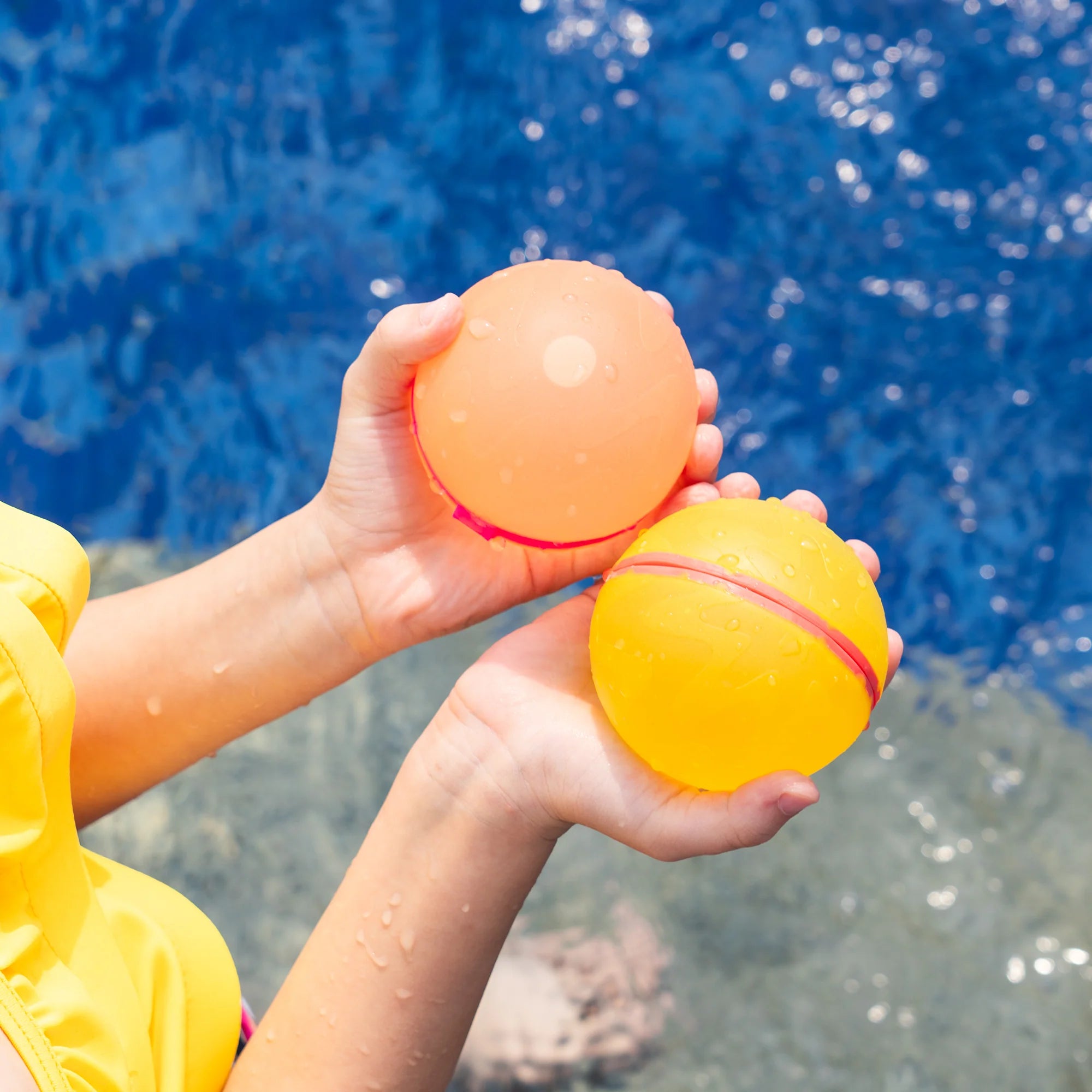 Palloncini d'acqua riutilizzabili fosforescenti