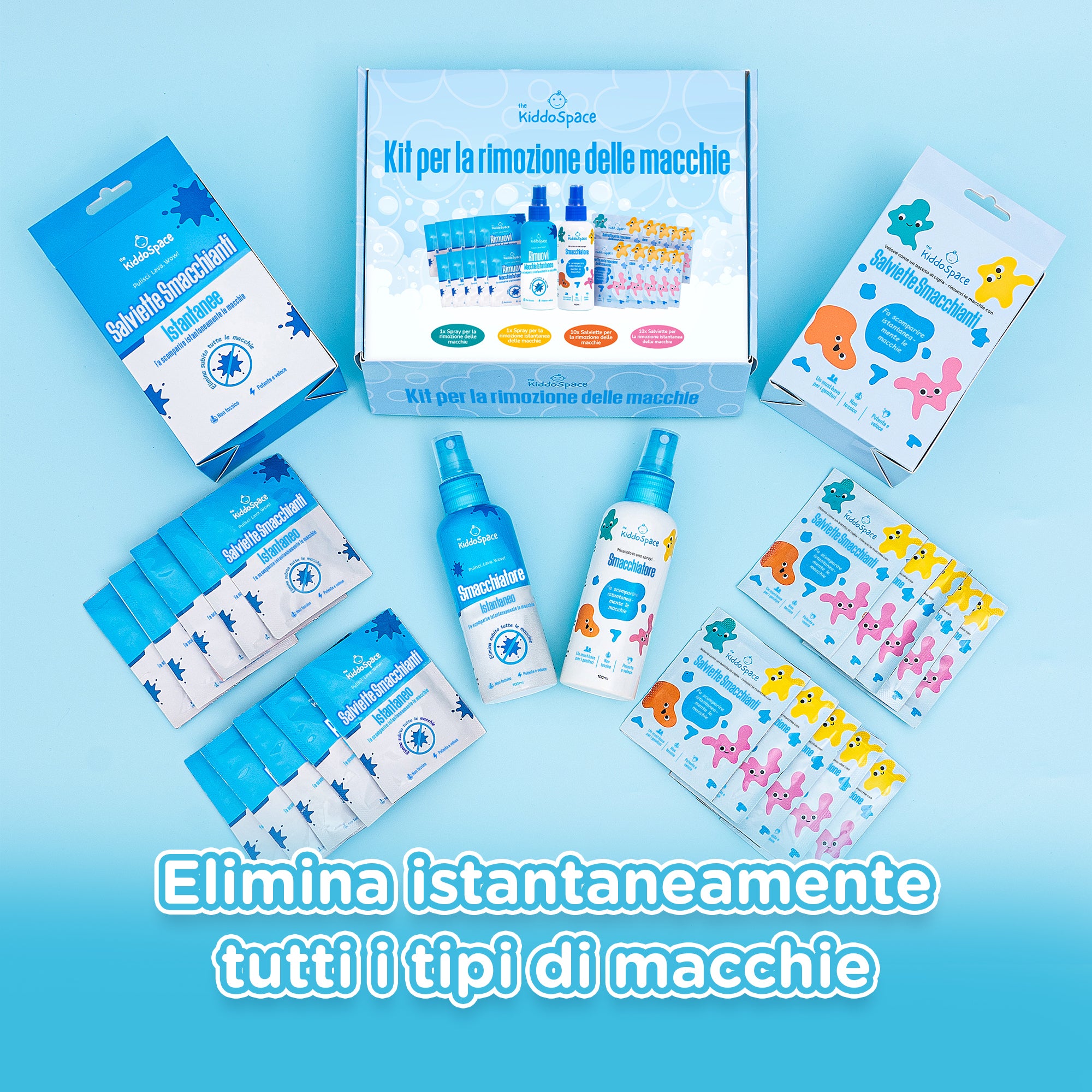 Kit per la rimozione delle macchie KiddoSpace