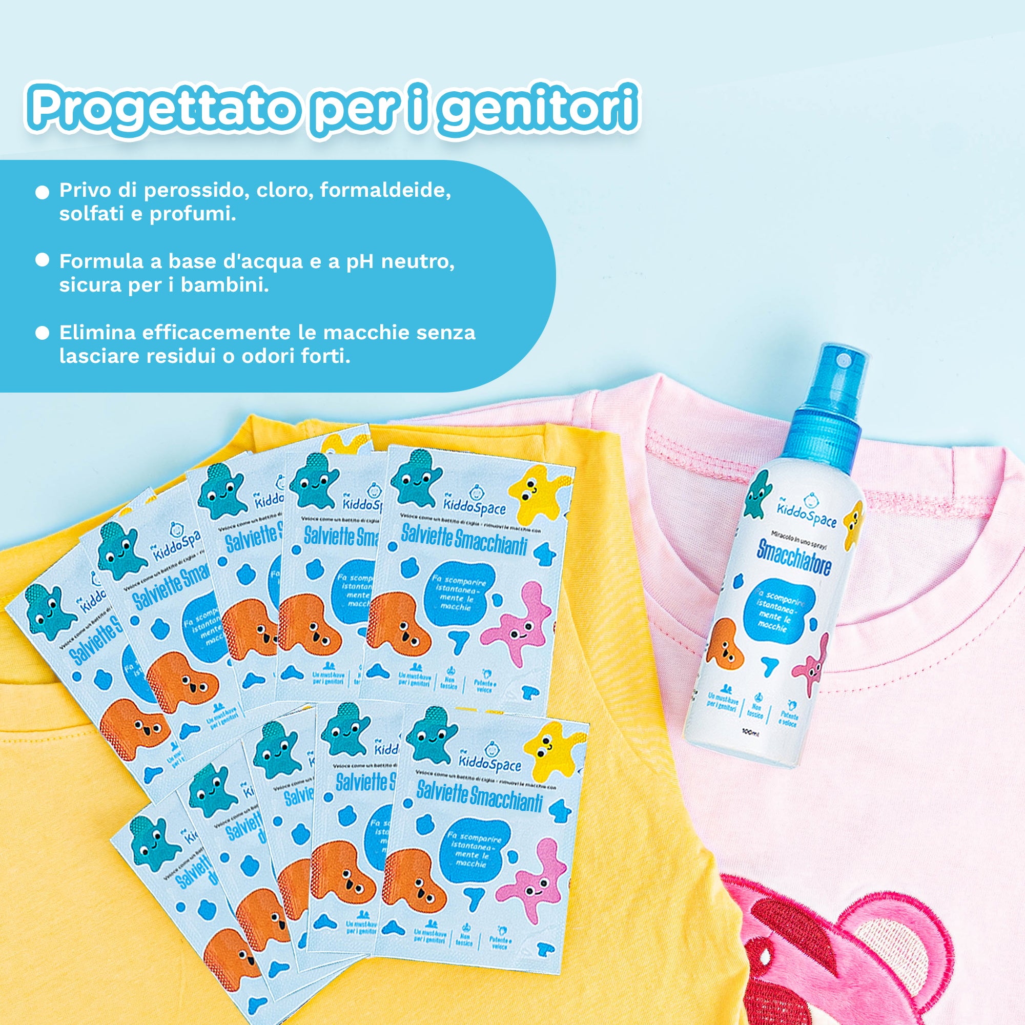 Kit per la rimozione delle macchie KiddoSpace