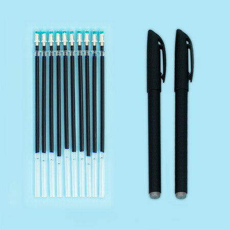 10x ricariche extra per penna con inchiostro scomparente + 2x penne aggiuntive con inchiostro scomparente