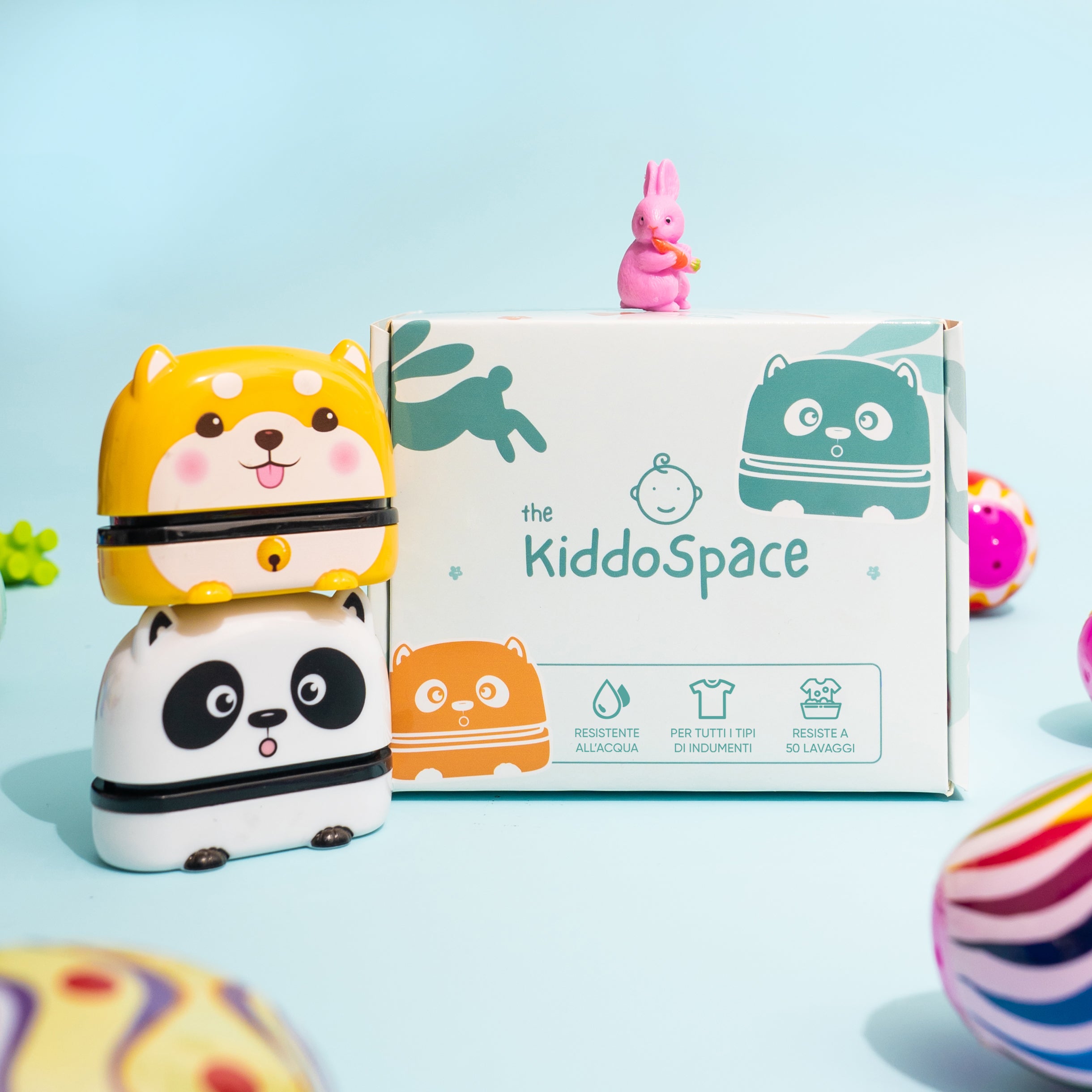 Kiddostamp – Timbro Personalizzato con Nome per Bambini