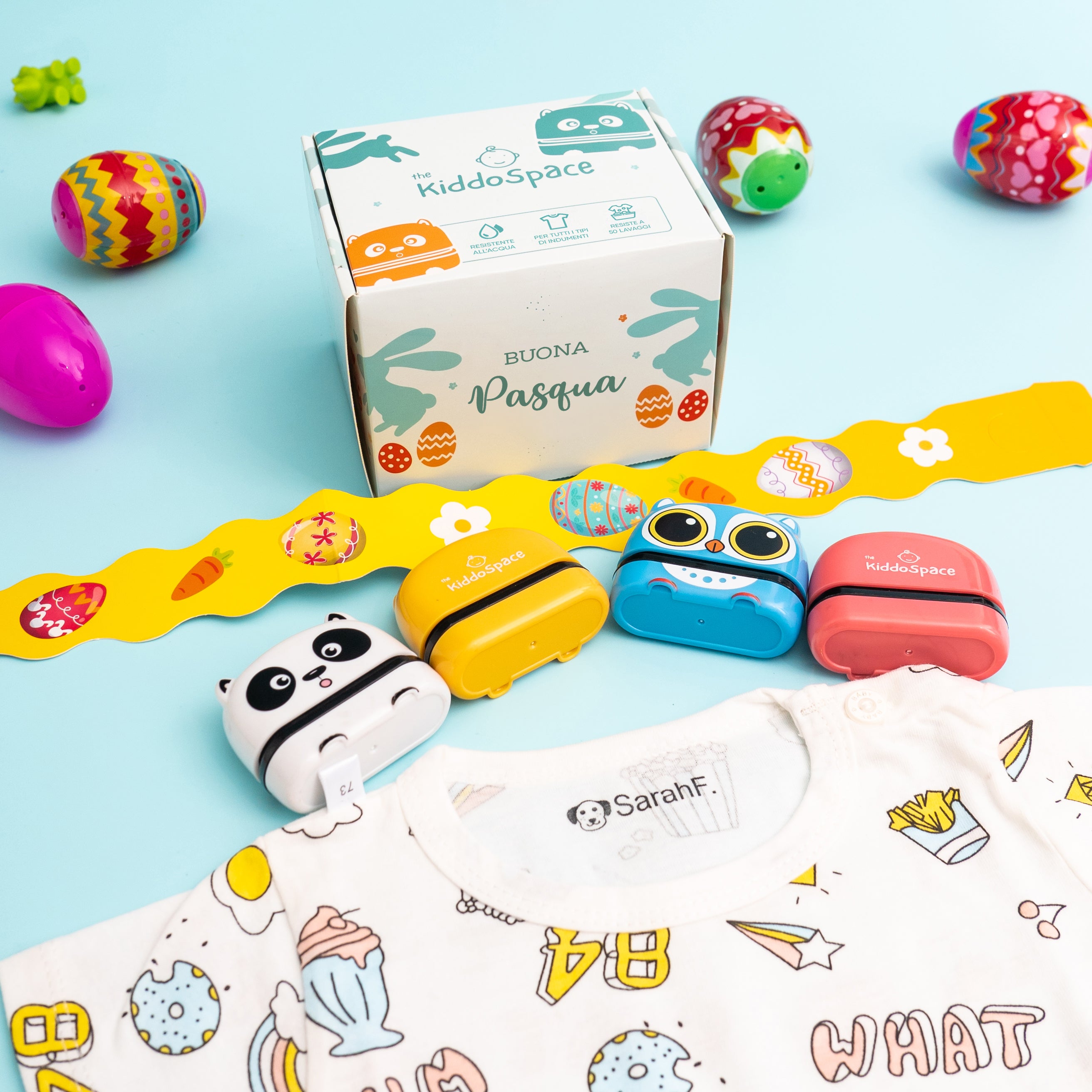 Kiddostamp – Timbro Personalizzato con Nome per Bambini